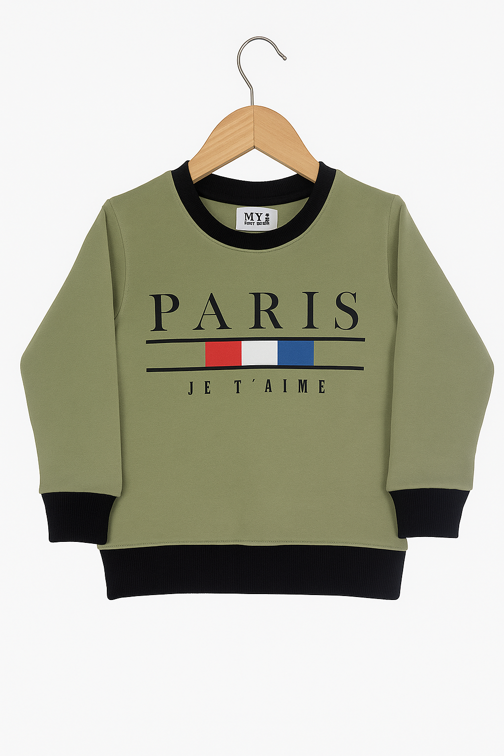 Paris Green  Baby Boy Sweatshirt Full Sleeve