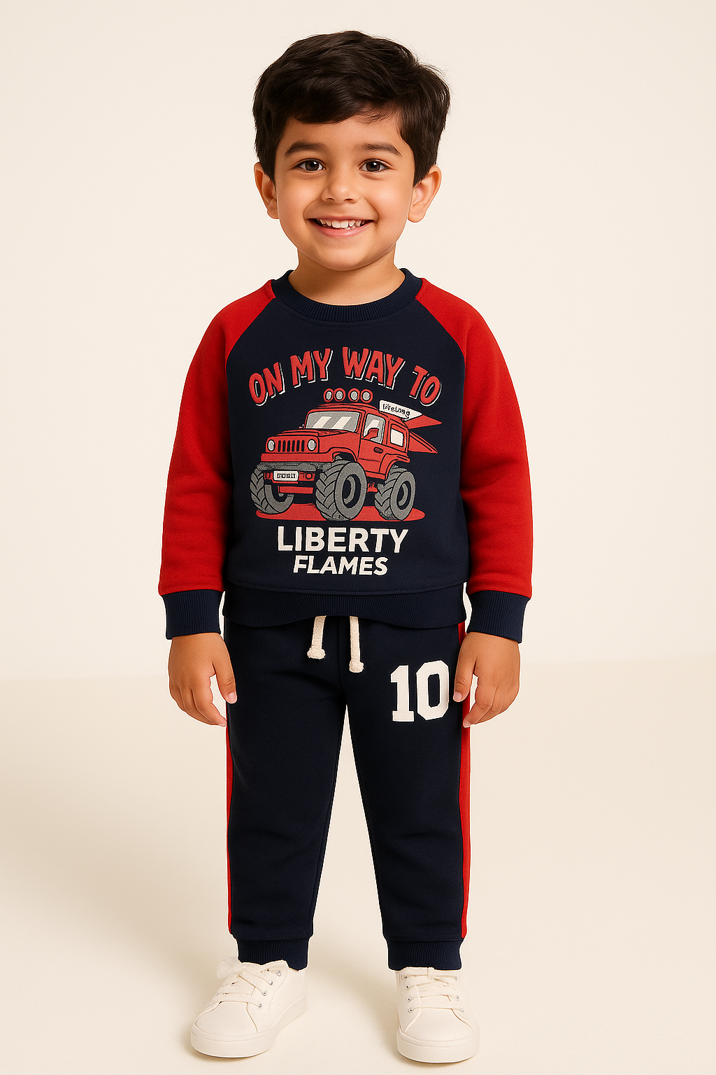 Monster Truck Printed Winter Tracksuit 