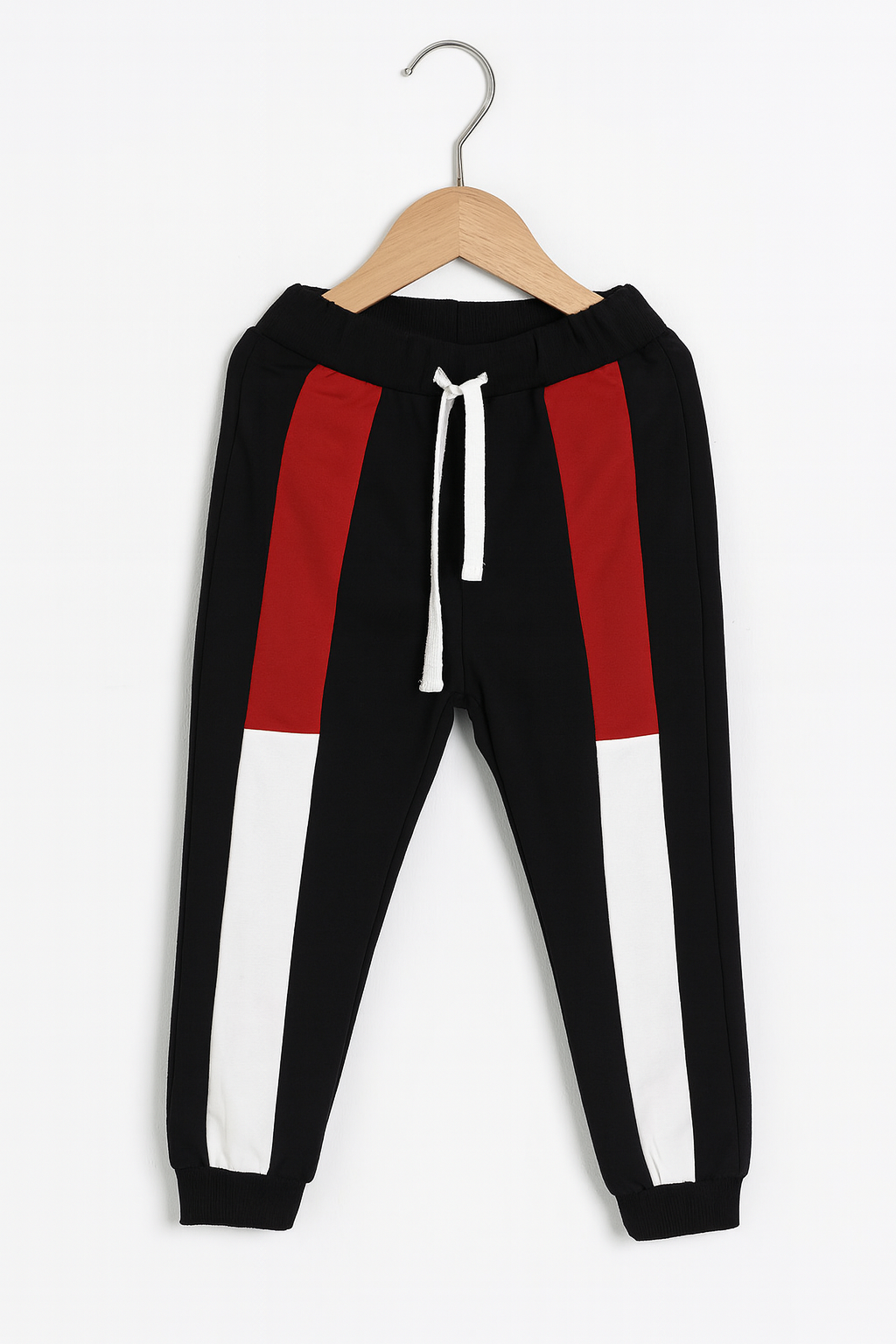 2pcs Boys What Black & Red Color Outfit Sweatshirt With trouser Casual Long Sleeve Kids Clothes