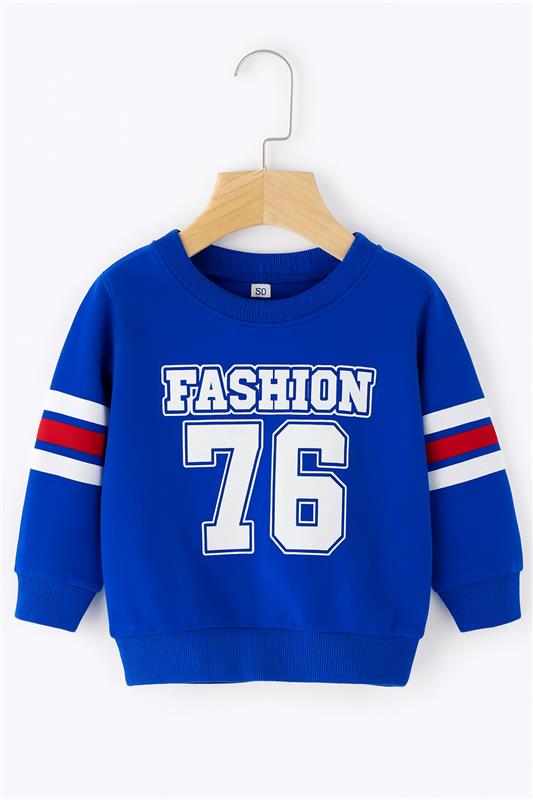 Baby Boy Fashion 76 SweatShirt With Pocket Trouser Long Sleaves Outfit Set