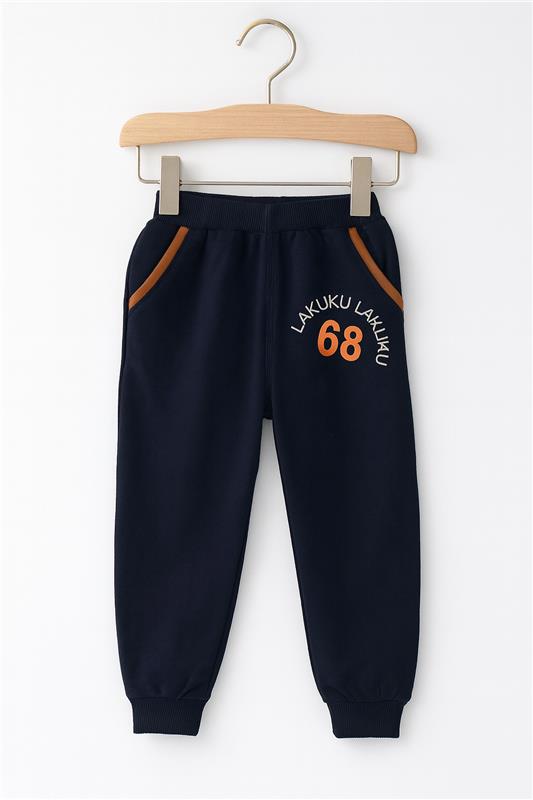 Toddler Boys Casual Sports Outfit Long Sleeve Letter Graphic Sweatshirt with Pocket Trouser