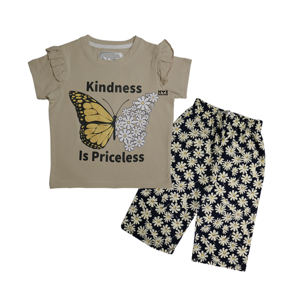 Girls' Kindness Is Priceless Summer Set