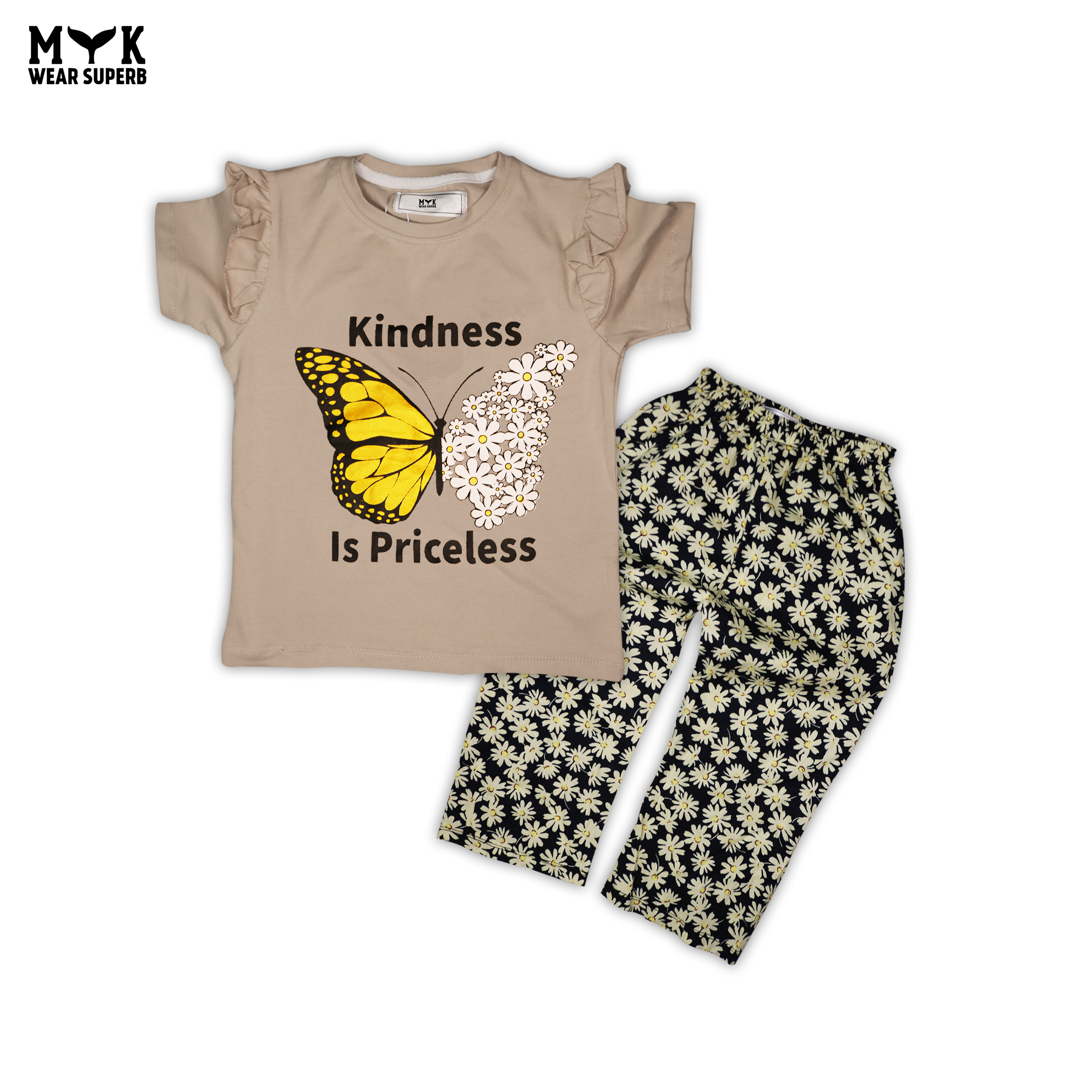 Girls' Kindness Is Priceless Summer Set