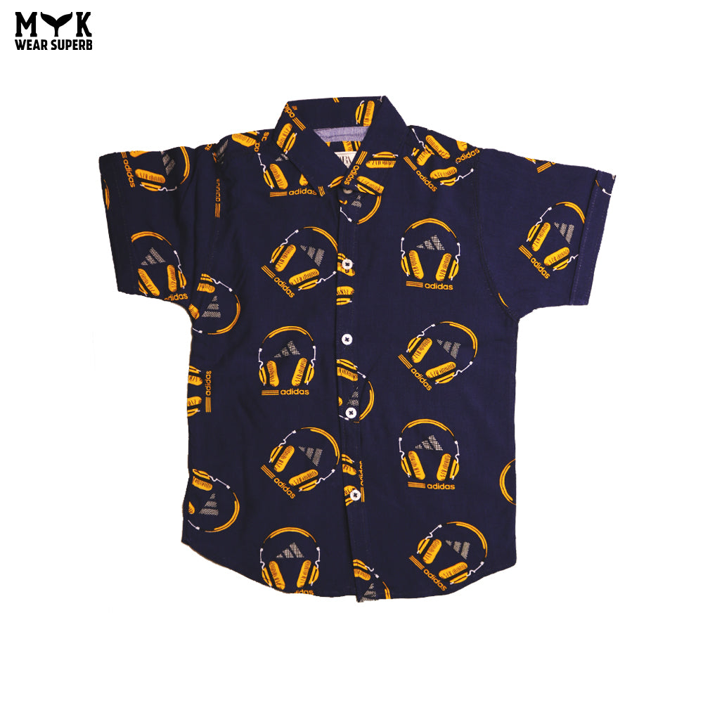 Boys Summer Co-ord Set in Navy Blue