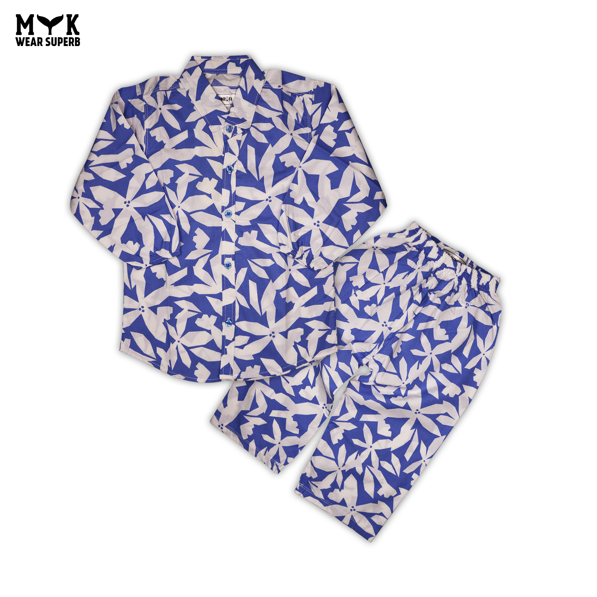 Blue & White Tropical Summer Set