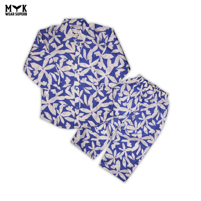 Blue & White Tropical Summer Set