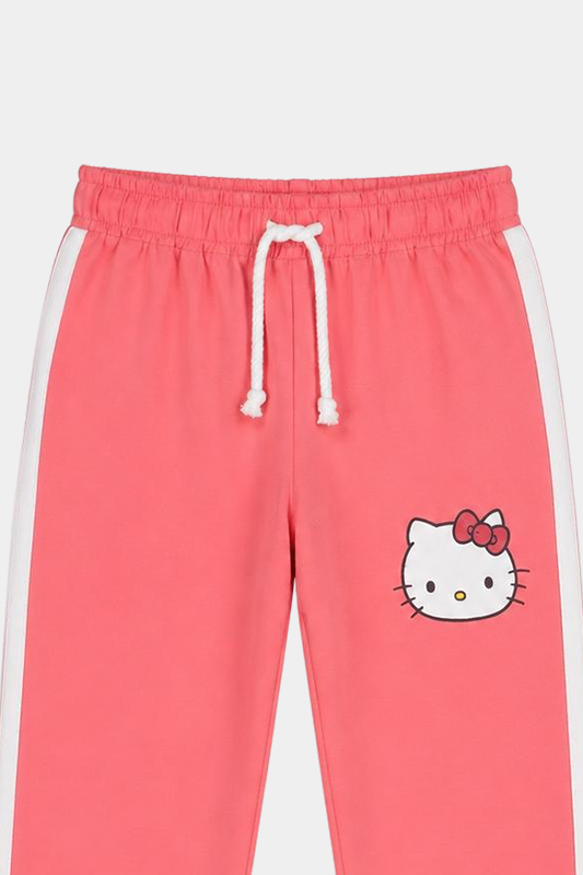 Girls’ Summer Co-ord Set - Pink Hello Kitty - MYK_Fatimas