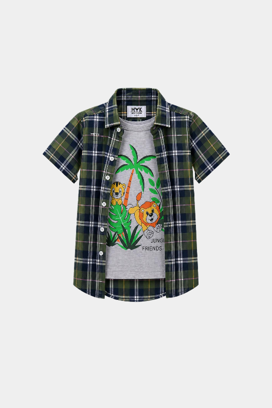 Jungle Friends Boys' Summer Outfit - MYK_Fatimas