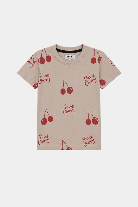 Baby Sweet Cherry Printed Summer Outfit - MYK_Fatimas