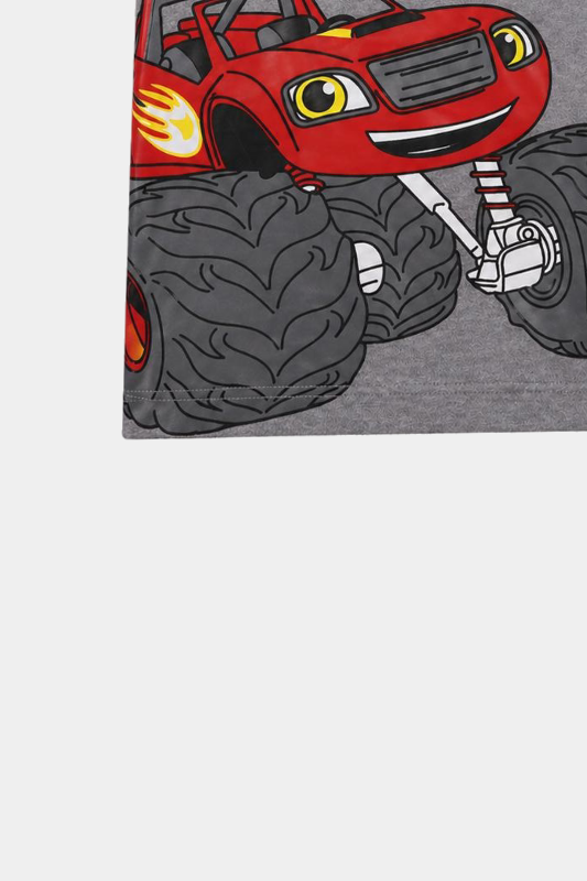 Road Rescue Monster Truck Kids Summer Outfit - MYK_Fatimas