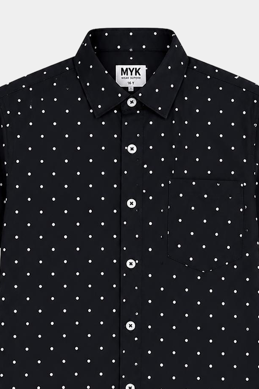 Boys' Black Polka Dot Summer Set - MYK_Fatimas