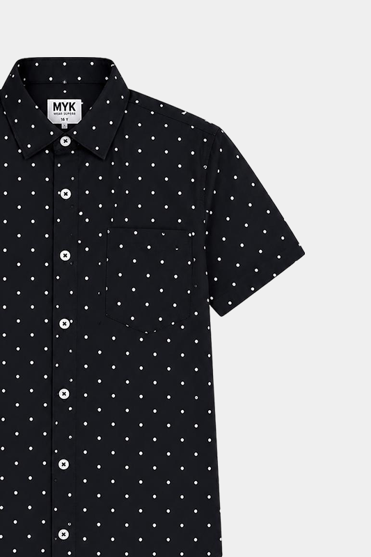 Boys' Black Polka Dot Summer Set - MYK_Fatimas