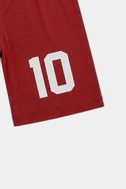 Sporty Champ Kids Hooded Set – Jersey Red Edition - MYK_Fatimas