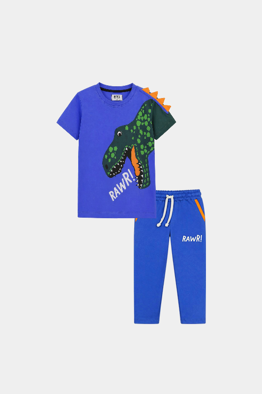 RAWR Dino Spike Blue Summer Set - MYK_Fatimas