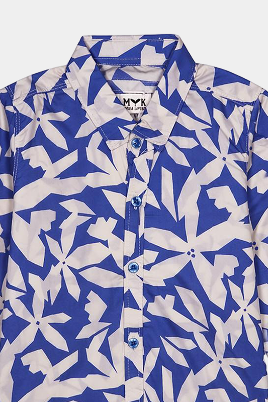 Blue & White Tropical Summer Set - MYK_Fatimas