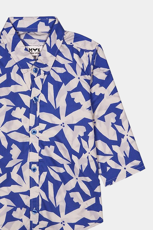 Blue & White Tropical Summer Set - MYK_Fatimas