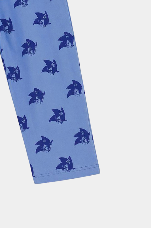 Blue Fox Print Summer Night suit Set - MYK_Fatimas