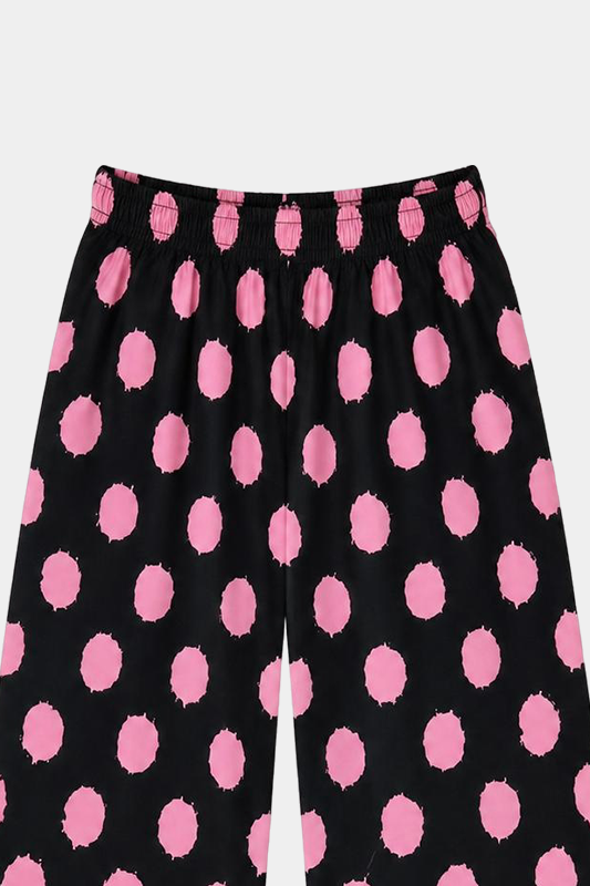 Girls Minnie Polka Dot 3 Pcs Set – Black & Pink - MYK_Fatimas