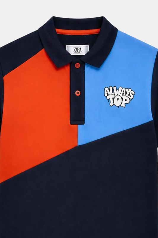 Always On Top MYK Toddler Boys Color block Polo Shirt - MYK_Fatimas