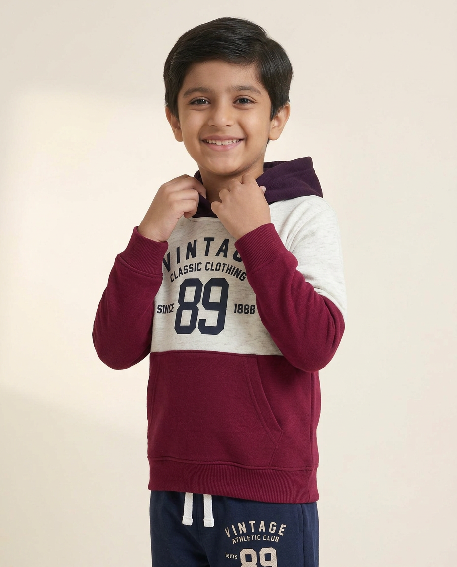 Kids' Vintage 89 Athletic Hoodie & Trouser 2-Piece Suit