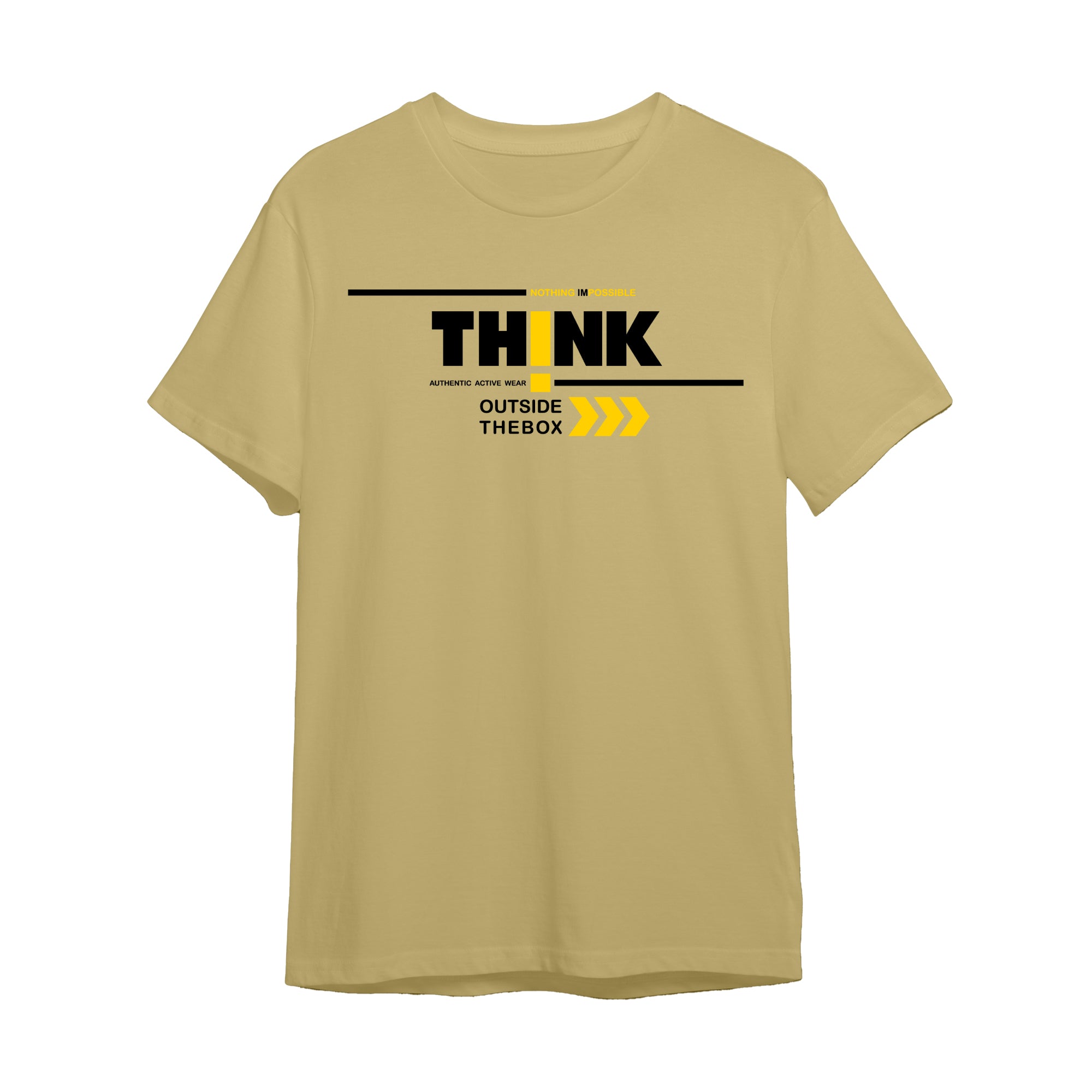 Men's Beefy Crewneck Cotton T-Shirt - Sand