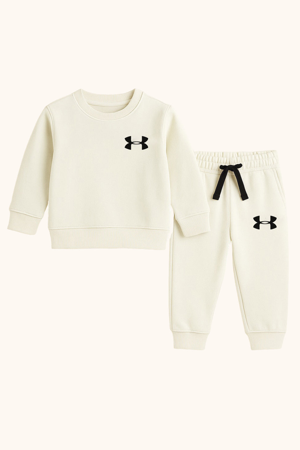 White Sweatshirt & Jogger Set – Under Armour